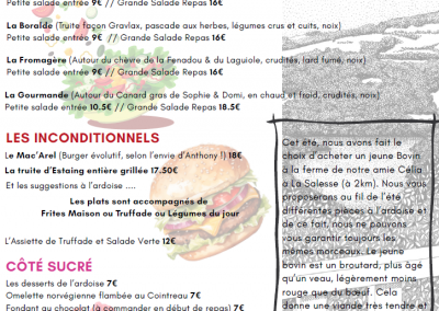 Carte été juillet et aout